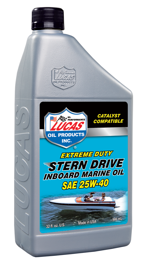 Lucas Oil Products 10677 Stern Drive Inboard Engine Oil SAE 25W-40