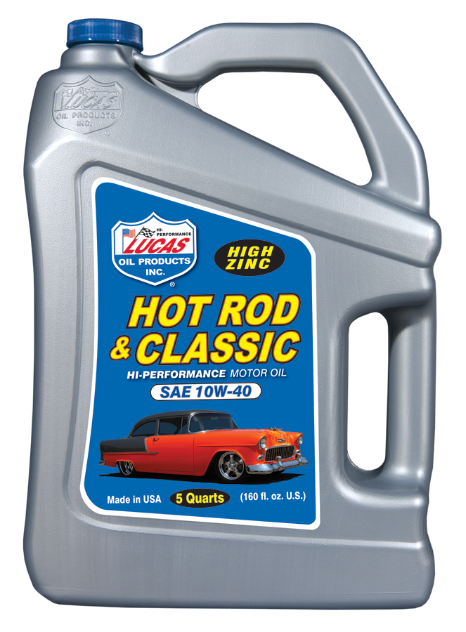 Lucas Oil Products 10683 Hot Rod & Classic Car HP Motor Oil SAE 10W-40