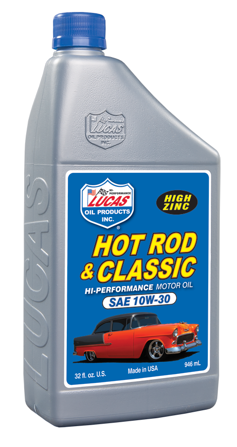 Lucas Oil Products 10687 Hot Rod & Classic Car HP Motor Oil SAE 10W-30