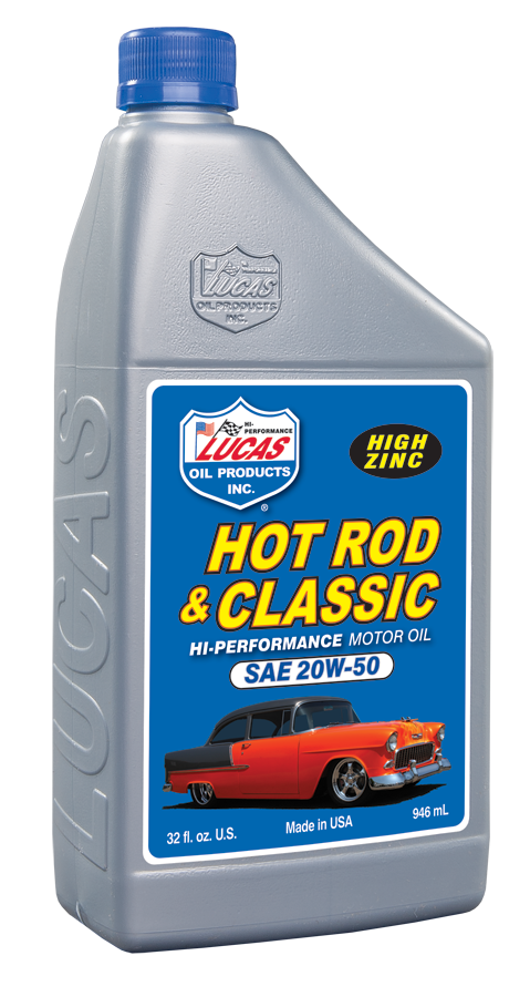 Lucas Oil Products 10689 Hot Rod & Classic Car HP Motor Oil SAE 20W-50