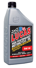 Load image into Gallery viewer, Lucas Oil Products 10712 50 wt. Motorcycle Oil