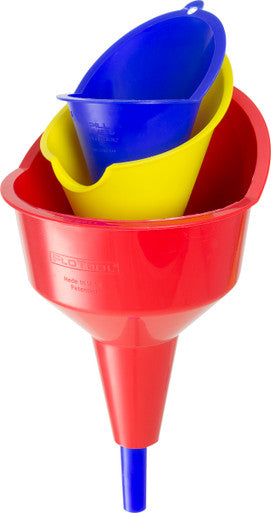 Flotool 10714MX3 Super Trio Funnel 6 Pk