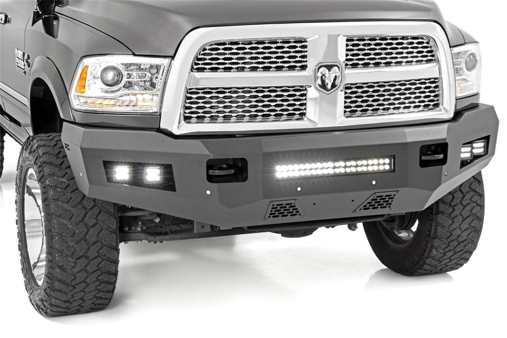 Rough Country 10785 LED Front Bumper for Select Dodge Ram 2500, Dodge Ram