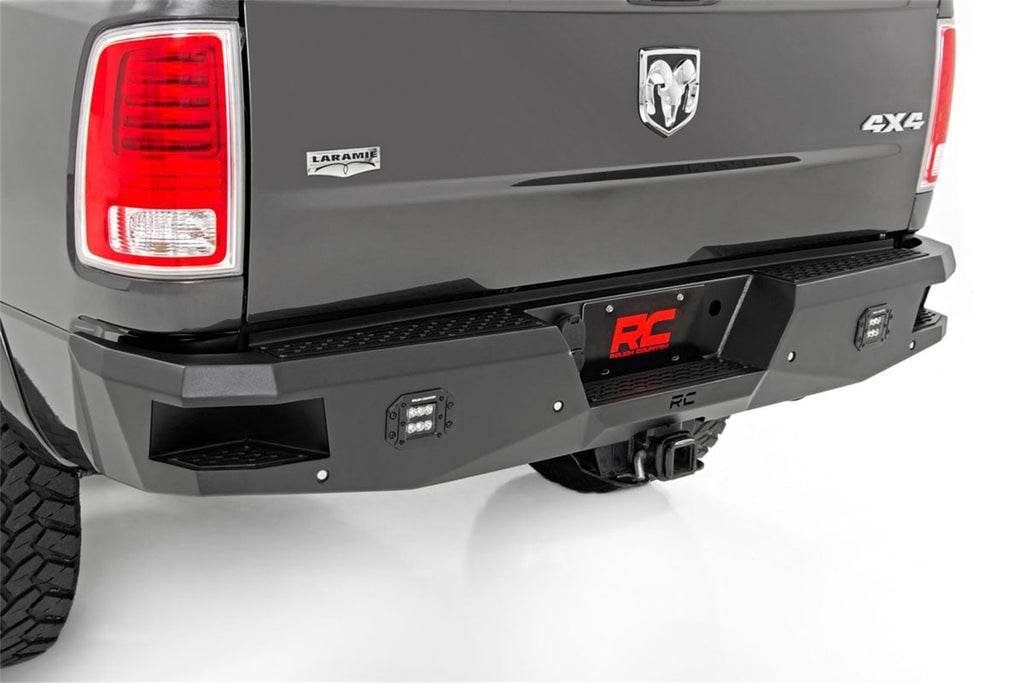 Rough Country 10786B LED Rear Bumper for Select Ram 2500, Ram