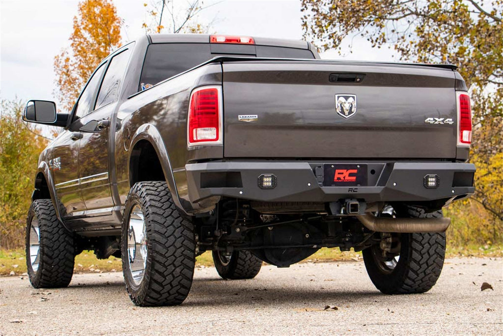 Rough Country 10786B LED Rear Bumper for Select Ram 2500, Ram