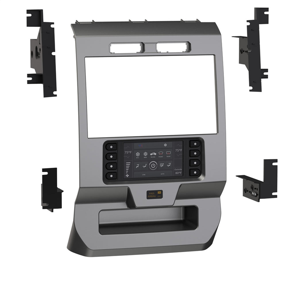 Metra Electronics 108-FD1CH Radio Installation Kit for Select Ford F-150, Ford F-250 Super Duty, Ford F-350 Super Duty