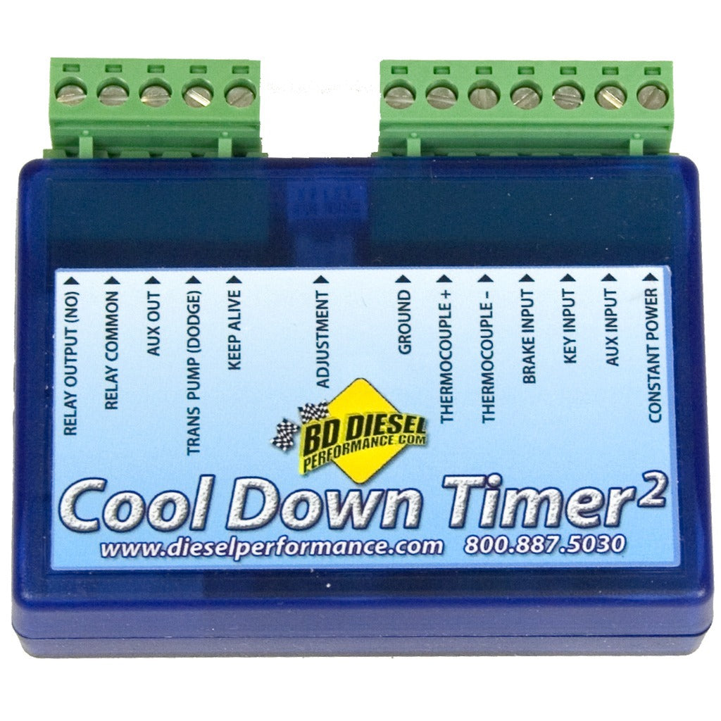 BD Diesel 1081160 Cool Down Timer Kit v2.0 for Select Chevrolet Silverado HD, Chevrolet Silverado 3500, Chevrolet Silverado Classic, Chevrolet Silverado HD, Dodge Ram 2500, Dodge Ram 3500, Ford F-250, Ford F-250 HD, Ford F-250 Super Duty, Ford F-350,