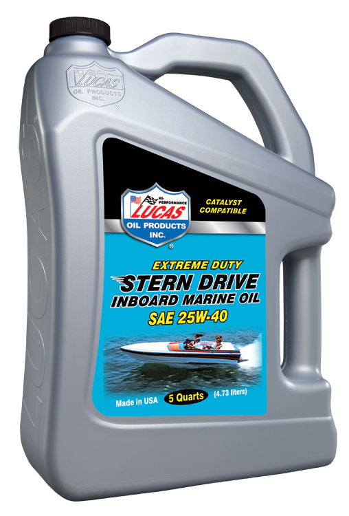 Lucas Oil Products 10814 Stern Drive Inboard Engine Oil SAE 25W-40