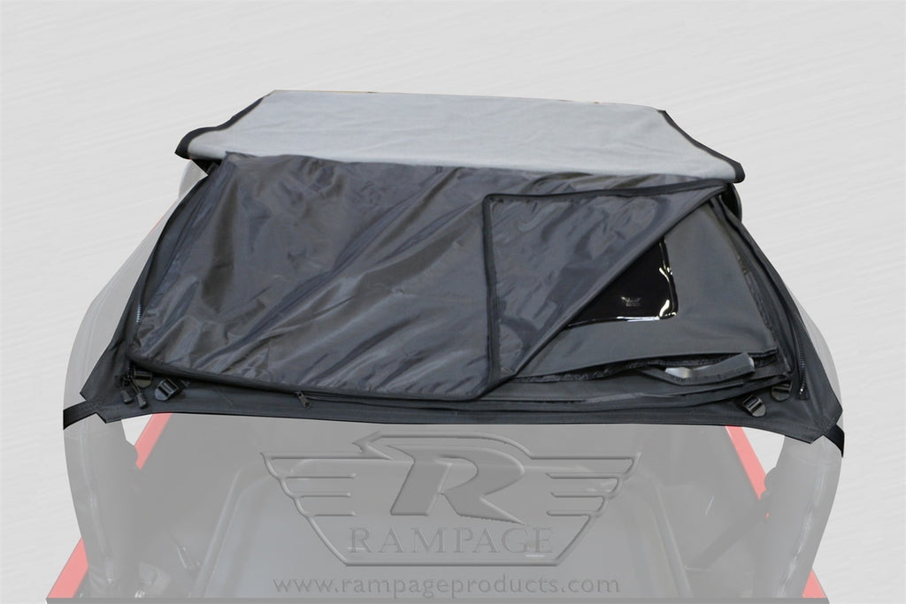 Rampage 109935 Frameless Soft Top Kit Sailcloth for Select Jeep Wrangler, Jeep Wrangler JK