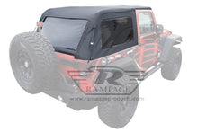 Load image into Gallery viewer, Rampage 109935 Frameless Soft Top Kit Sailcloth for Select Jeep Wrangler, Jeep Wrangler JK