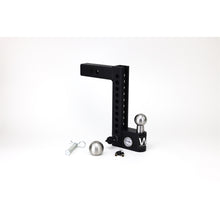 Load image into Gallery viewer, 10In-Drop-2In-Shank-Aero-Hitch-WBuiltin-Scale-2In-Stainless-Steel-Ball-Rated-For-12500-Lbs-Gtw