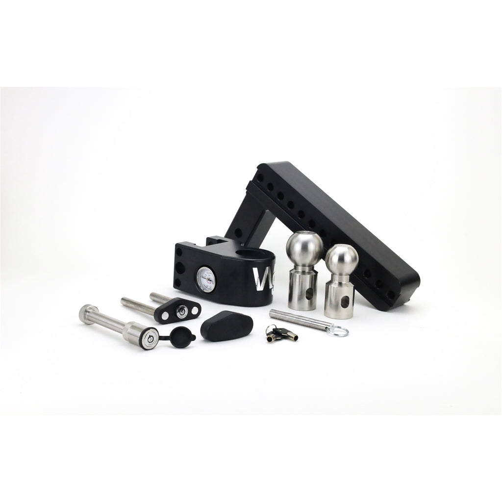 10In-Drop-Hitch-WBuilt-In-Scale--2.5In-Shank-(8K18.5K-Gtwr)-WWs05---Black-Cerakote