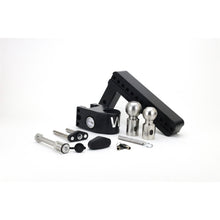 Load image into Gallery viewer, 10In-Drop-Hitch-WBuilt-In-Scale--2.5In-Shank-(8K18.5K-Gtwr)-WWs05---Black-Cerakote
