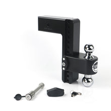 Load image into Gallery viewer, 10In-Drop-Hitch-WBuilt-In-Scale--3In-Shank-(8K21K-Gtwr)-WWs05---Black-Cerakote
