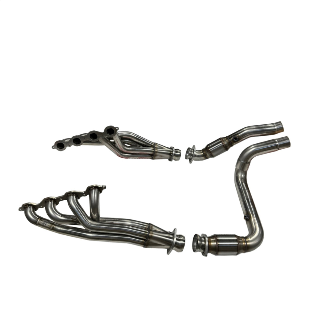 Kooks Custom Headers 2864H430 1-7/8in. Long Tube Header and GREEN Catted Conn. Kit. 23+Cadillac Escalade V. for Select Cadillac Escalade