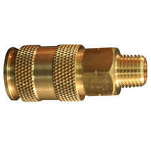 Load image into Gallery viewer, Milton 765 1/4" MNPT Highflowpro™ V-Style/European Interchange Air Coupler Fitting
