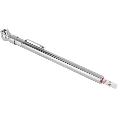 Milton S-921 Heavy Duty, Tire Pencil Gauge, 5-50 PSI, Single Ball Head Air Chuck, Brass Tubing, Corrosion Resistant