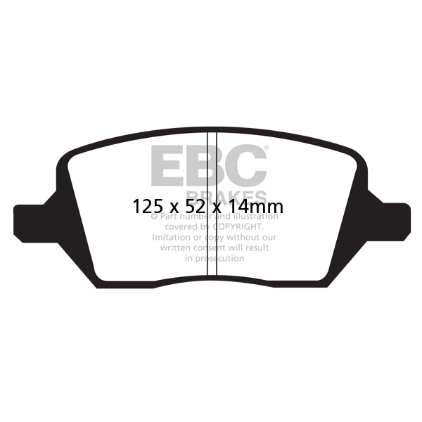 11-12-Vpg-Vpg-4.6-Greenstuff-Rear-Brake-Pads