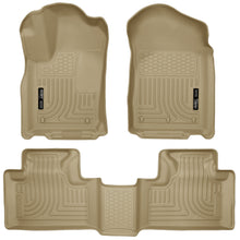 Load image into Gallery viewer, 11-13-Dodge-Durango--11-13-Jeep-Grand-Cherokee-Weatherbeater-Combo-Tan-Floor-Liners