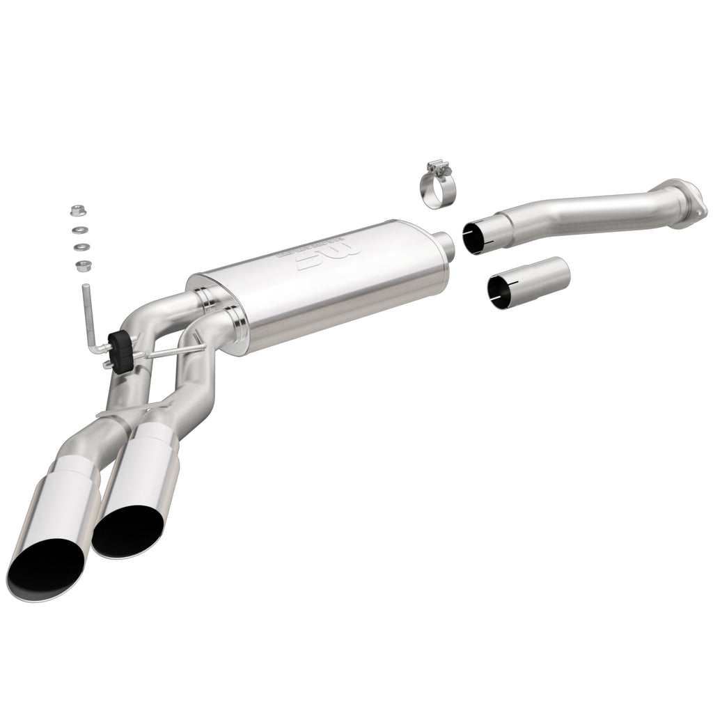 11-13-Ford-F-150-Pickup-Dual-Same-Side-Before-PS-Rear-Tire-Stainless-Catback-Perf-Exhaust