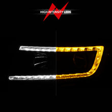 Load image into Gallery viewer, 11-13-Jeep-Grand-Cherokee-(Factory-Halogen-Only)-Projector-Headlights-WLight-Bar-Swtchbk-Black