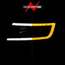Load image into Gallery viewer, 11-13-Jeep-Grand-Cherokee-(Factory-Halogen-Only)-Projector-Headlights-WLight-Bar-Swtchbk-Black