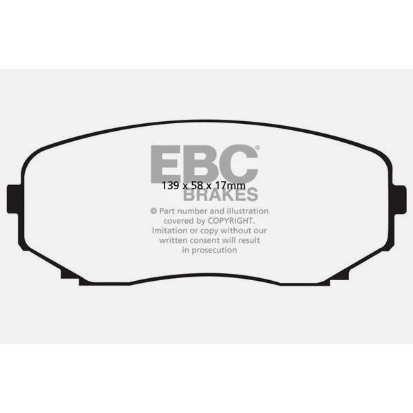 11-14-Ford-Edge-2.0-Turbo-Greenstuff-Front-Brake-Pads