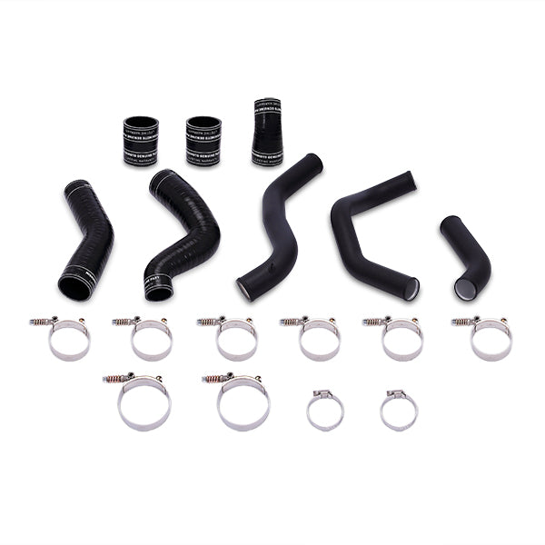 11-14-Ford-F-150-3.5L-Ecoboost-Hot-Side-Intercooler-Pipe-Kit---Wrinkle-Black