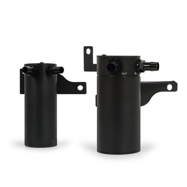 11-14-Ford-F-150-Ecoboost-3.5L-Baffled-Oil-Catch-Can-Kit---Black