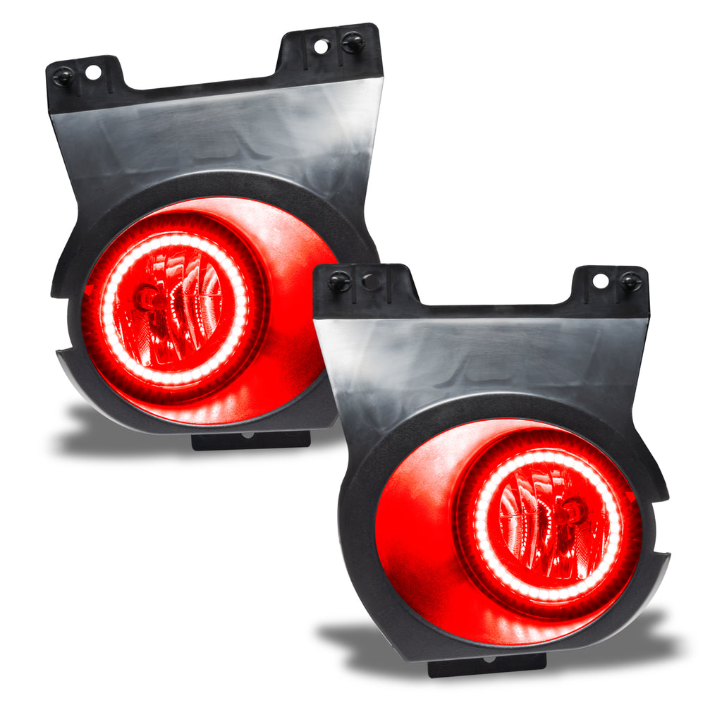 11-14-Ford-F-150-Pre-Assembled-Led-Halo-Fog-Lights--Red