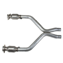 Load image into Gallery viewer, 11-14-Mustang-3.7-V6-Short-Mid-X-Pipe-With-Catalytic-Converters-2-12-For--Long-Tube-Headers