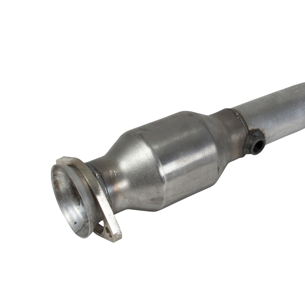 11-14-Mustang-3.7-V6-Short-Mid-X-Pipe-With-Catalytic-Converters-2-12-For--Long-Tube-Headers