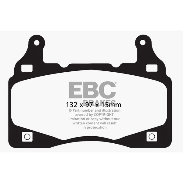 11-15-Chevrolet-Camaro-(5Th-Gen)-6.2-Redstuff-Front-Brake-Pads