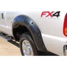 Load image into Gallery viewer, 11-16-Ford-F-250-Super-Duty-Rx-Rivet-Style-Smooth-Elite-Series-Fender-Flares---Black-(2-Pc.)
