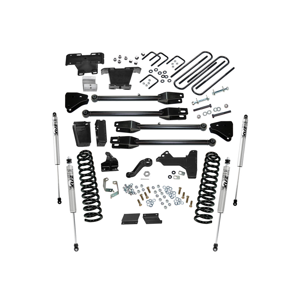 11-16-Ford-F-250-Superduty-4Wd-Diesel-6In-Lift-Kit-W-A-4-Link-ConversionFox-2.0-Shocks