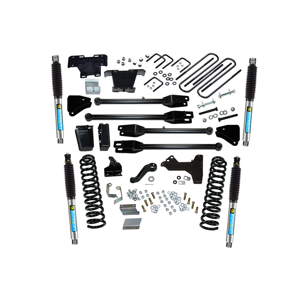 11-16-Ford-F-250F-350-Superduty-4Wd-6In-Lift-Kit-W-4-Link-Conversion--Bilstein-Shocks