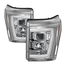 Load image into Gallery viewer, 11-16-Ford-F-250F-350-V2-Projector-Headlights---Light-Bar-Drl---Chrome-Pro-Yd-Fs11v2-Lb-C