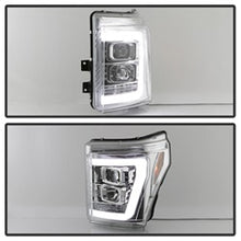 Load image into Gallery viewer, 11-16-Ford-F-250F-350-V2-Projector-Headlights---Light-Bar-Drl---Chrome-Pro-Yd-Fs11v2-Lb-C