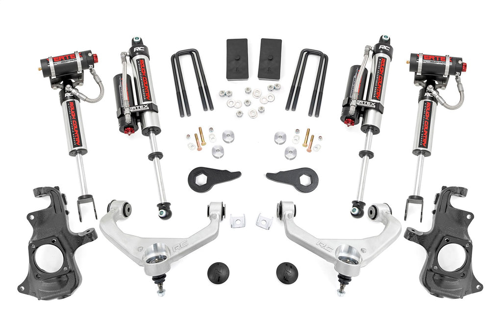 Rough Country 97650 Suspension Lift Kit w/Shocks for Select Chevrolet Silverado HD, Chevrolet Silverado HD, GMC Sierra HD, GMC Sierra HD