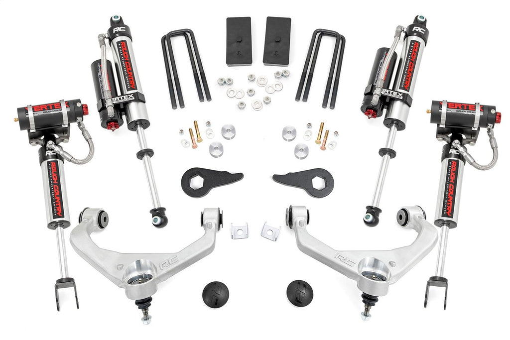 Rough Country 97550 Suspension Lift Kit w/Shocks for Select Chevrolet Silverado HD, Chevrolet Silverado HD, GMC Sierra HD, GMC Sierra HD