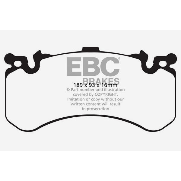 11-Audi-A8-Quattro-6.3-(Cast-Iron-Rotors)-Redstuff-Front-Brake-Pads