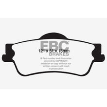 Load image into Gallery viewer, 11-Chevrolet-Caprice-3.6-Yellowstuff-Rear-Brake-Pads