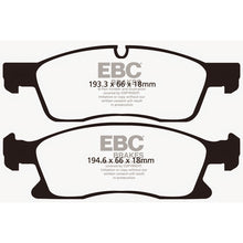 Load image into Gallery viewer, 11-Dodge-Durango-3.6-Extra-Duty-Front-Brake-Pads