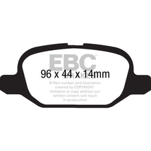 Load image into Gallery viewer, 11-Fiat-500-1.4-(Ate-Calipers)-Greenstuff-Rear-Brake-Pads