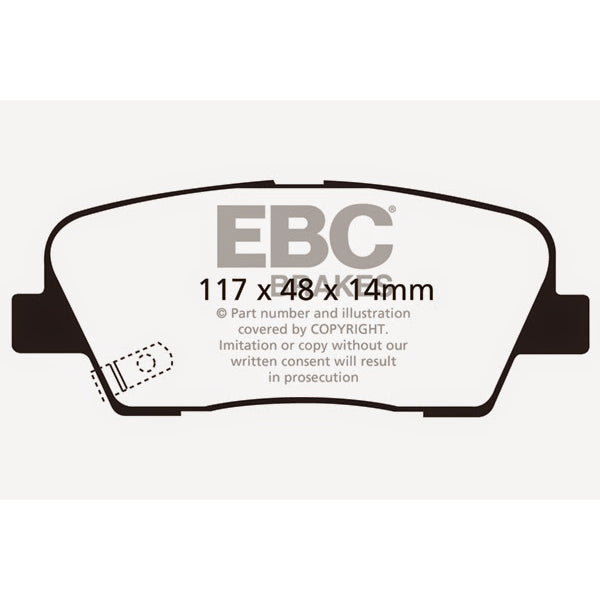 11-Hyundai-Equus-4.6-Greenstuff-Rear-Brake-Pads