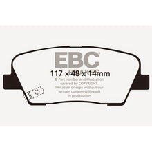 Load image into Gallery viewer, 11-Hyundai-Equus-4.6-Greenstuff-Rear-Brake-Pads