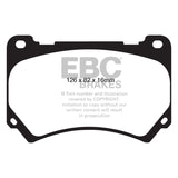 EBC DP21849 Greenstuff 2000 Series Sport Brake Pads