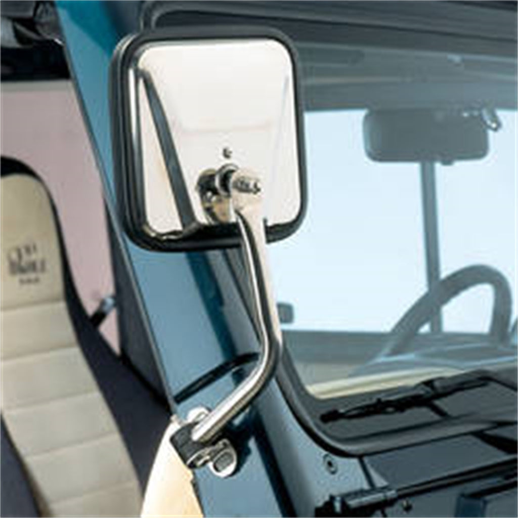 Rugged Ridge 11001.08 CJ Style Mirror for Select Jeep TJ, Jeep Wrangler