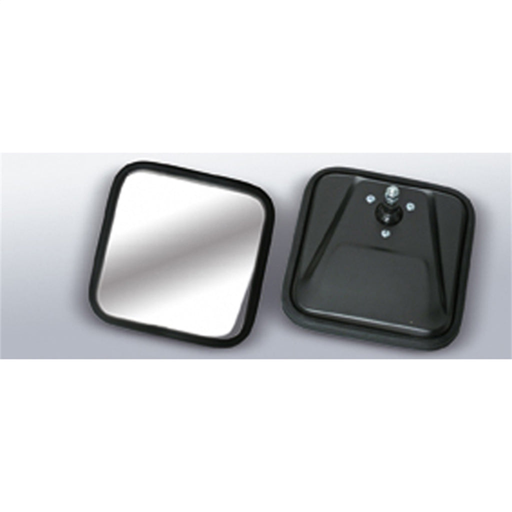 Rugged Ridge 11002.02 Replacement Mirror Square Head for Select Jeep CJ3, Jeep CJ5, Jeep CJ6, Jeep CJ7, Jeep Scrambler, Jeep Willys