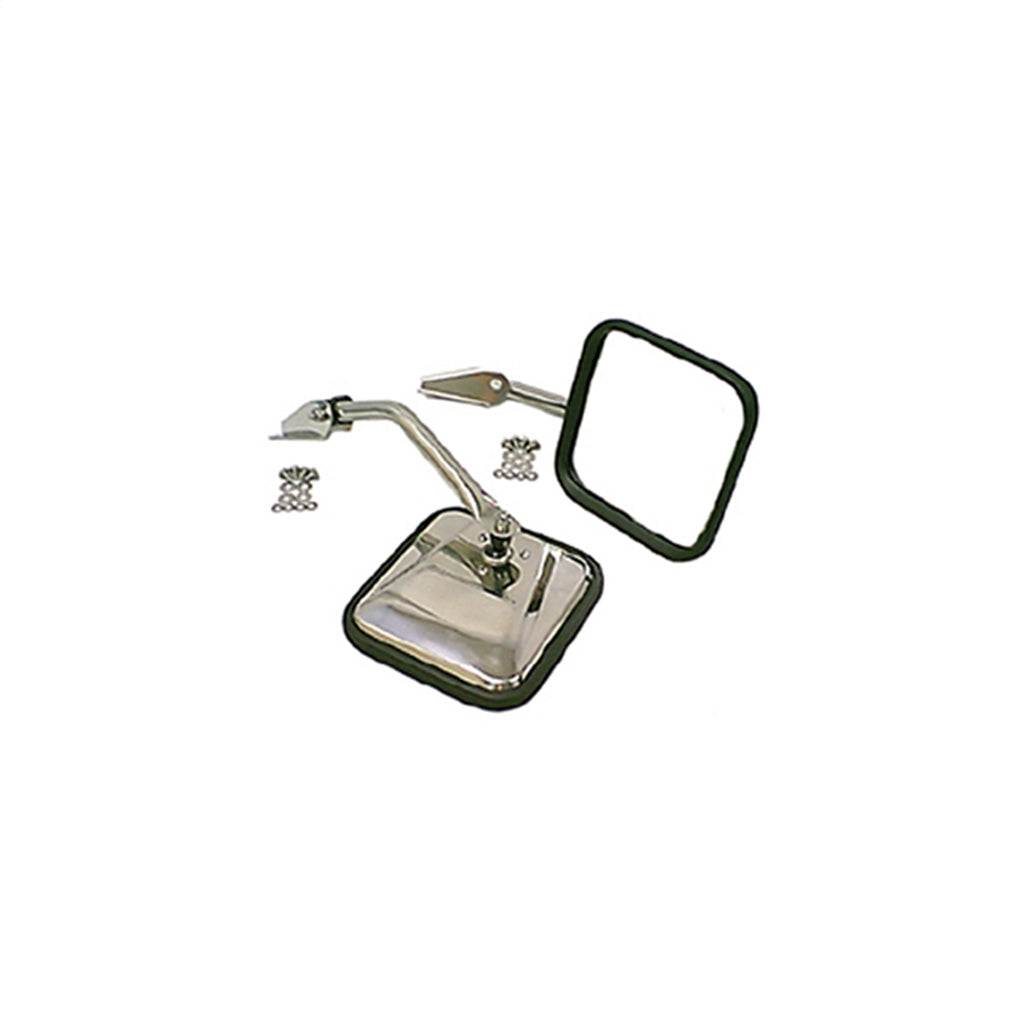 Rugged Ridge 11005.01 Side Mirror Door Kit for Select Jeep CJ3, Jeep CJ5, Jeep CJ6, Jeep CJ7, Jeep Scrambler, Jeep Willys